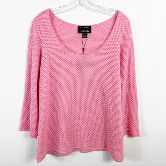 John Nordstrom Cashmere Knit Round Neck Sweater Size XL